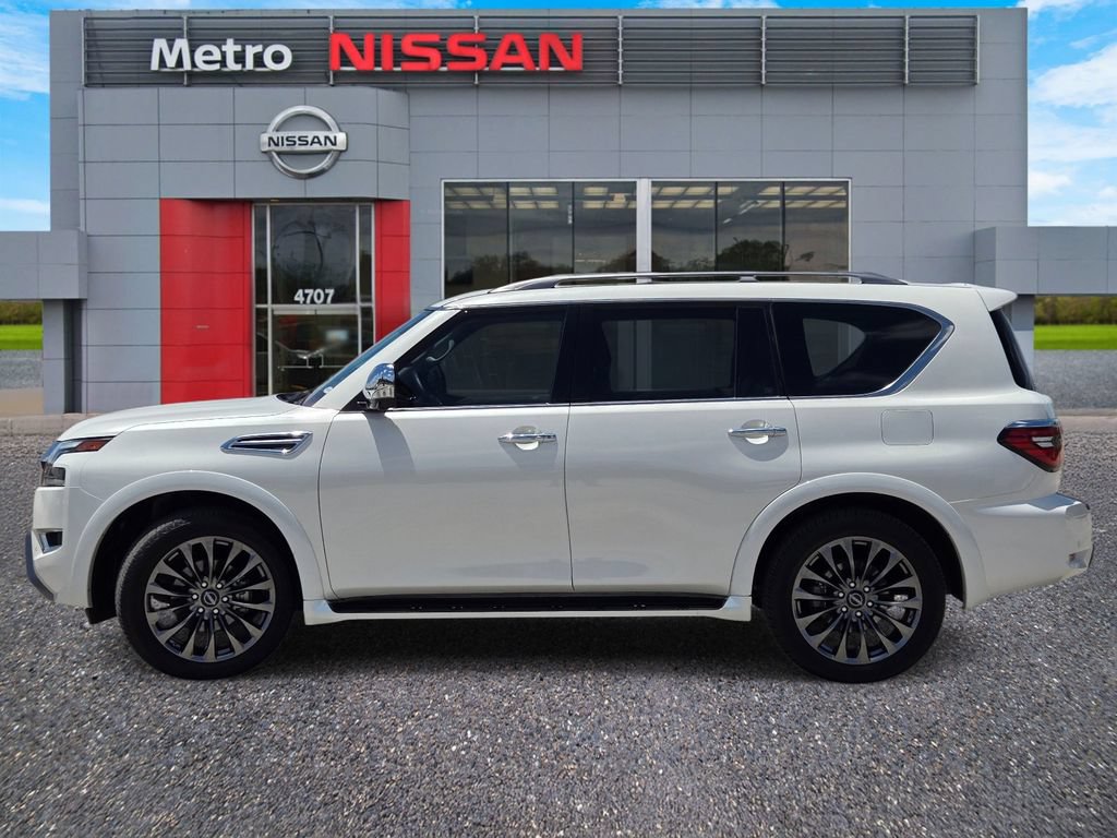 Certified 2024 Nissan Armada Platinum w/ Captain's Chairs Package RWD image 3