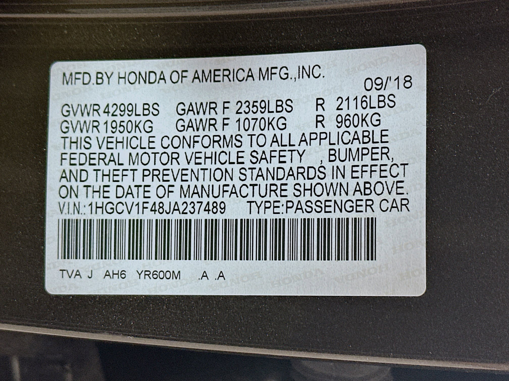 Used 2018 Honda Accord EX image 30
