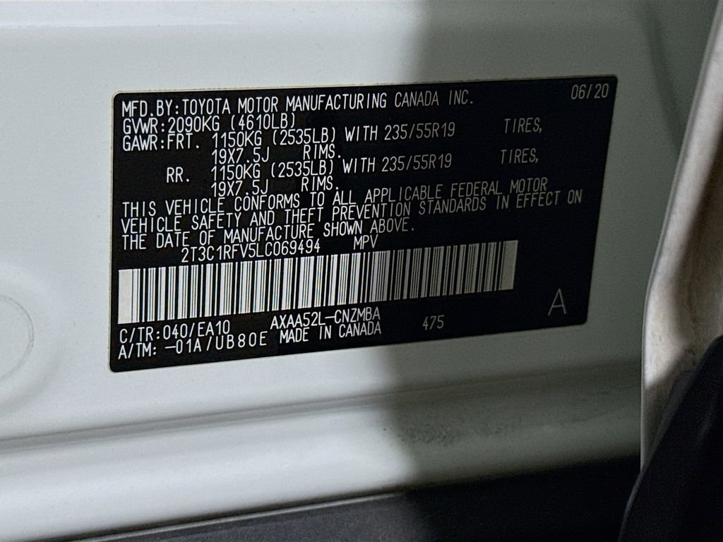 Certified 2020 Toyota RAV4 XLE Premium image 33