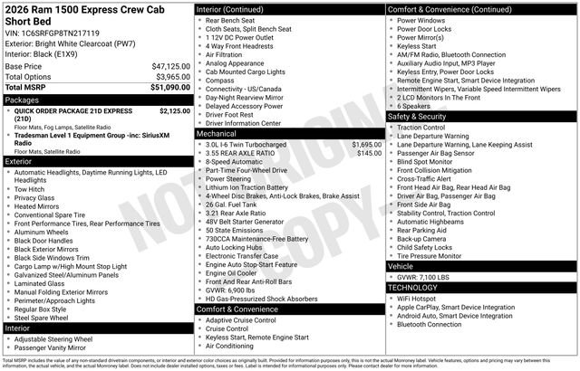 New 2026 RAM 1500 Express image 32