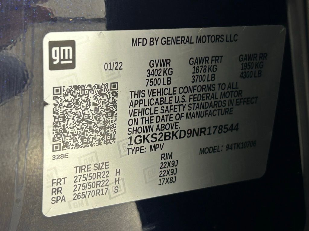 Used 2022 GMC Yukon SLT w/ SLT Premium Package image 38