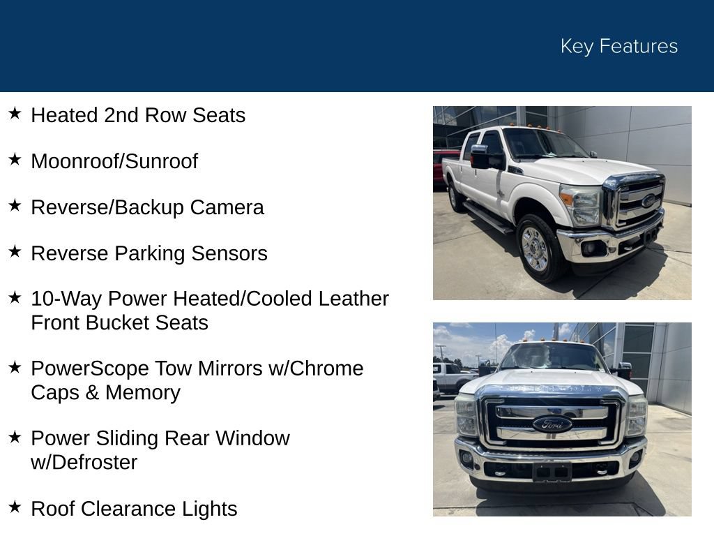 Used 2014 Ford F250 Lariat w/ Lariat Ultimate Package AWD/4WD image 39