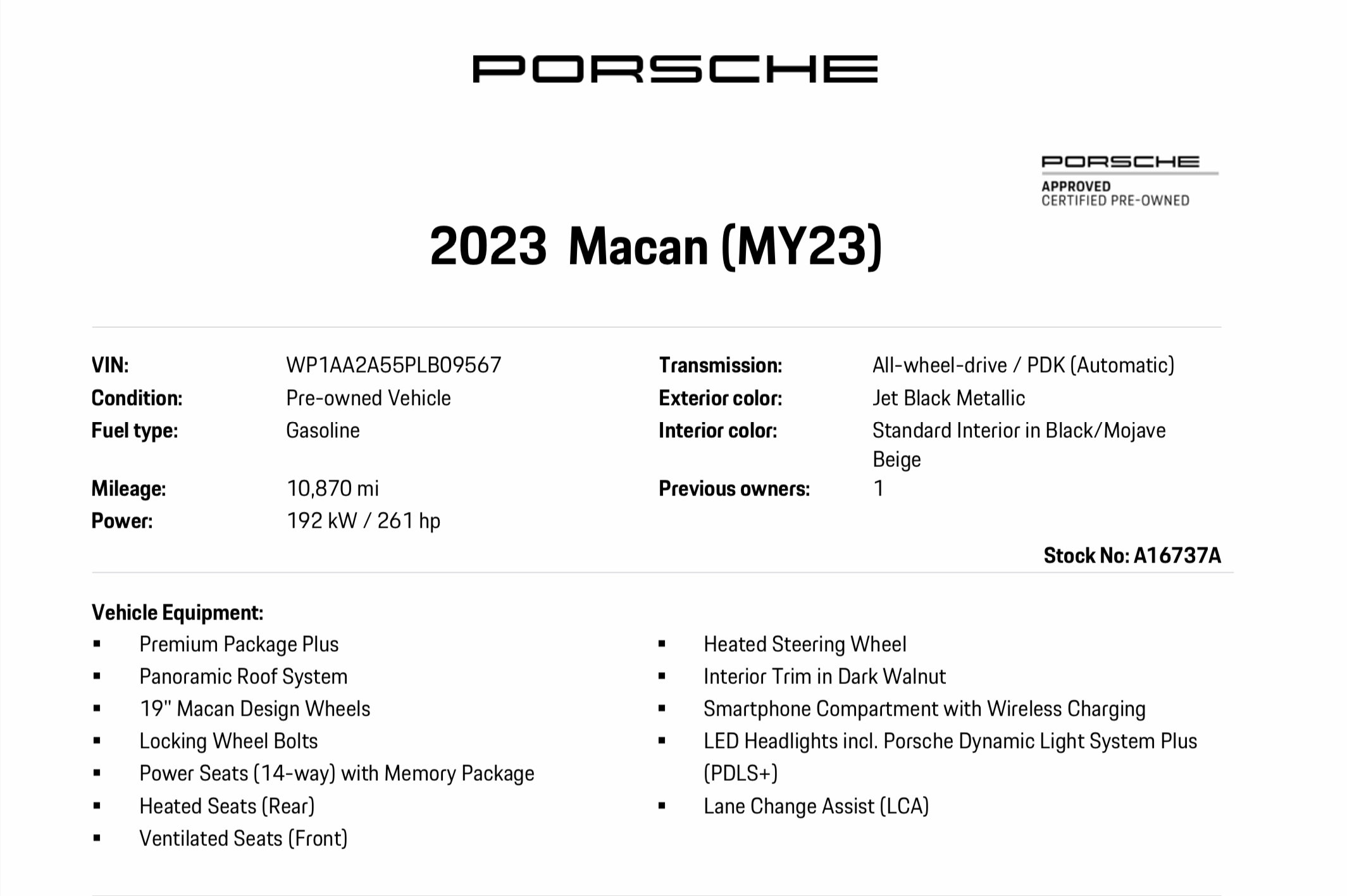Certified 2023 Porsche Macan image 13