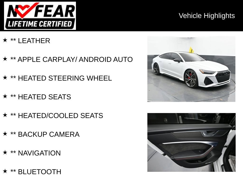 Used 2021 Audi RS 7 Sportback AWD/4WD image 2