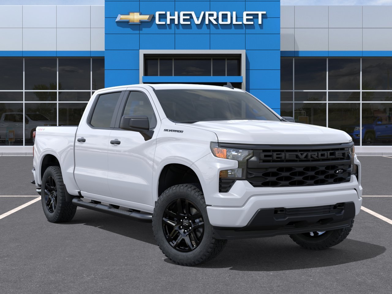 New 2026 Chevrolet Silverado 1500 Custom w/ Turbomax Blackout Package AWD/4WD image 34