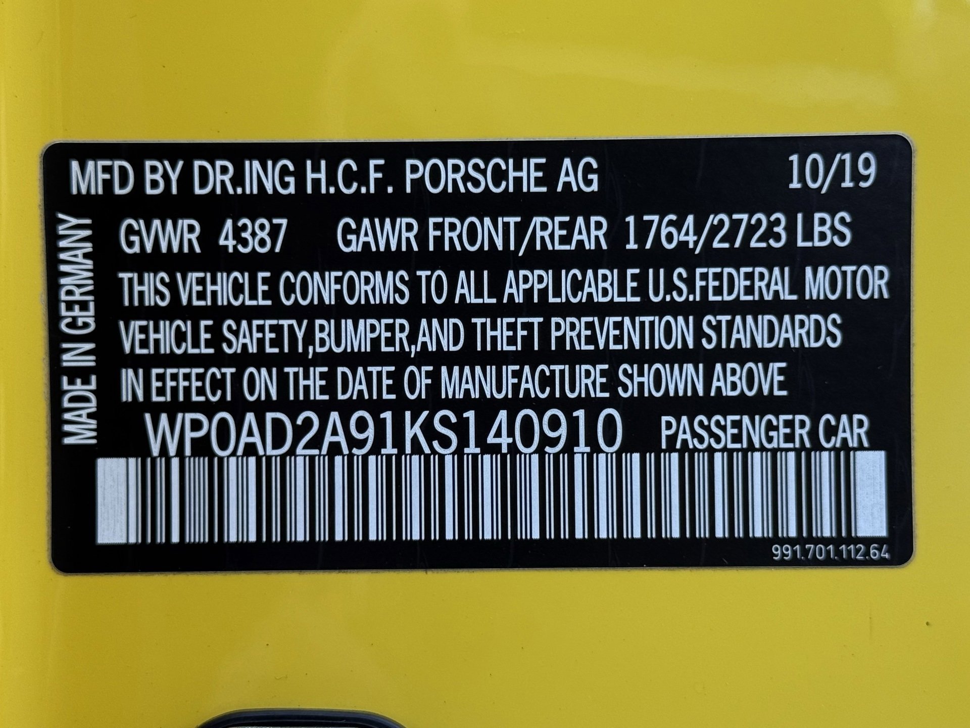 Certified 2019 Porsche 911 Turbo S image 39