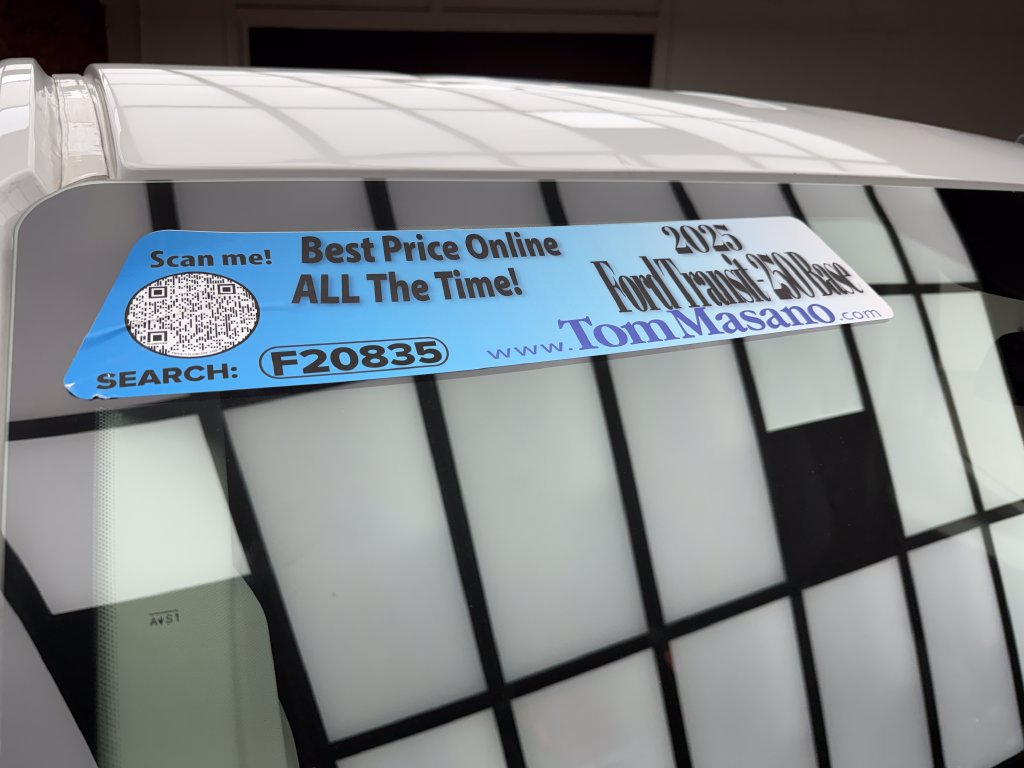 Certified 2025 Ford Transit 250 Low Roof w/ Exterior Upgrade Package RWD image 6