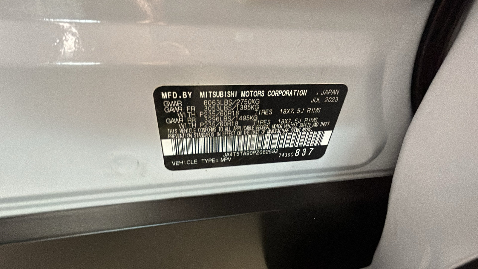 Used 2023 Mitsubishi Outlander ES AWD/4WD image 10