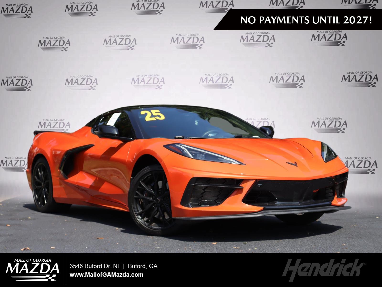 Used 2025 Chevrolet Corvette Stingray Preferred Conv w/ Z51 Performance Package RWD image 1