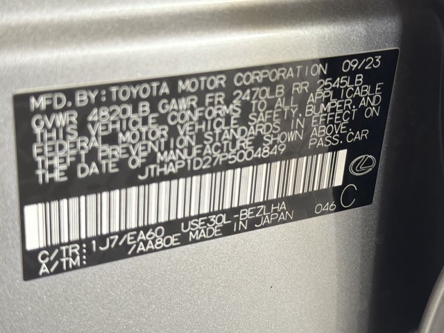 Certified 2023 Lexus IS 500 w/ Accessory Package 2 RWD image 29