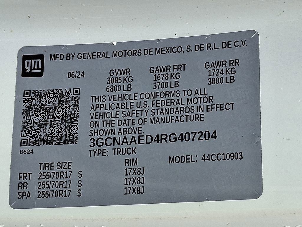 Used 2024 Chevrolet Silverado 1500 W/T w/ WT Fleet Convenience Package RWD image 27
