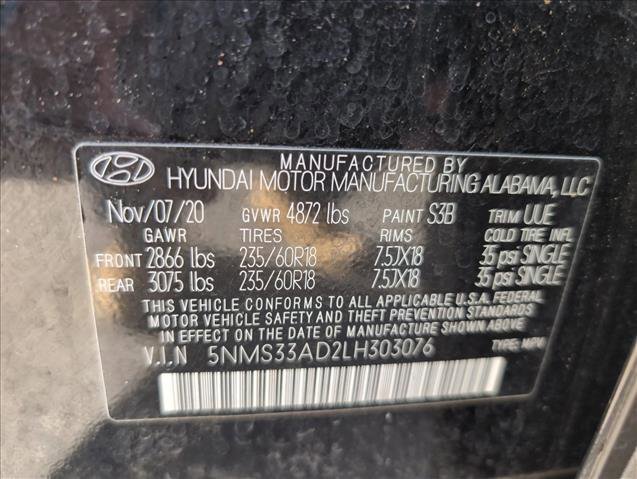 Used 2020 Hyundai Santa Fe SEL w/ Convenience Package image 26