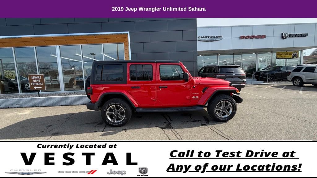 Used 2019 Jeep Wrangler Unlimited Sahara w/ Dual Top Group image 10