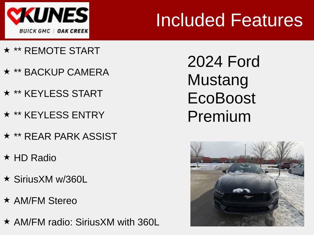 Used 2024 Ford Mustang Premium image 2