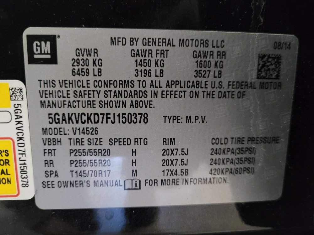 Used 2015 Buick Enclave Premium w/ Experience Buick Package AWD/4WD image 33