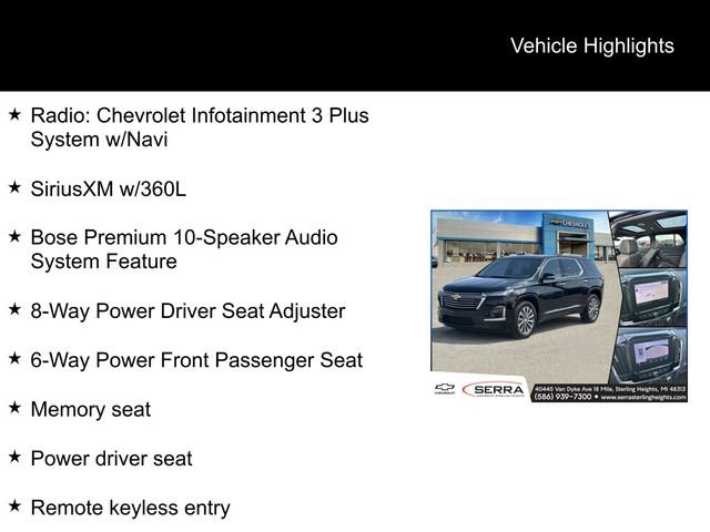 Certified 2023 Chevrolet Traverse Premier w/ LPO, Floor Liner Package FWD image 5