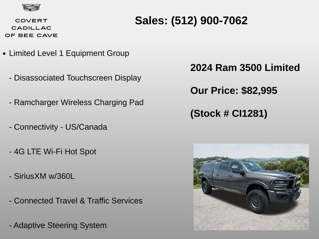 Used 2024 RAM 3500 Limited AWD/4WD image 24