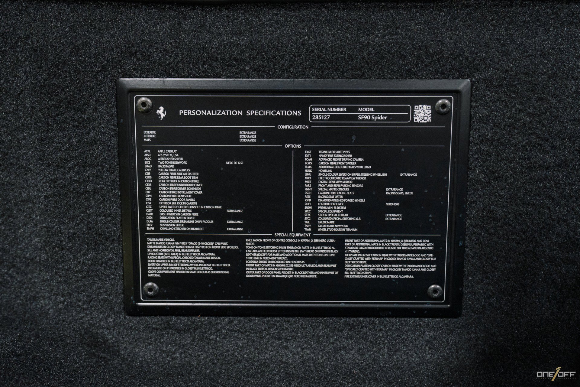 Used 2022 Ferrari SF90 Spider $831K MSRP, Tailor Made, Facto image 12