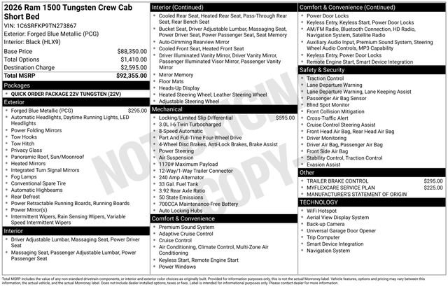 New 2026 RAM 1500 Tungsten image 31