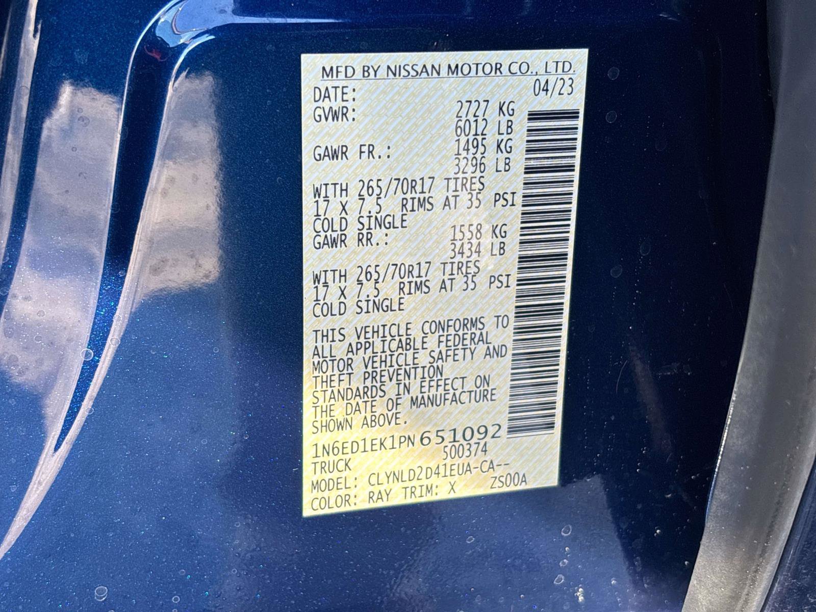 Used 2023 Nissan Frontier PRO-4X w/ Pro Convenience Package AWD/4WD image 26