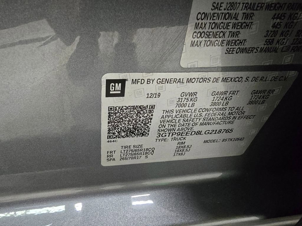 Used 2020 GMC Sierra 1500 AT4 w/ AT4 Premium Package image 18