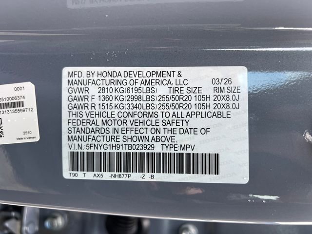 New 2026 Honda Pilot Black Edition image 18