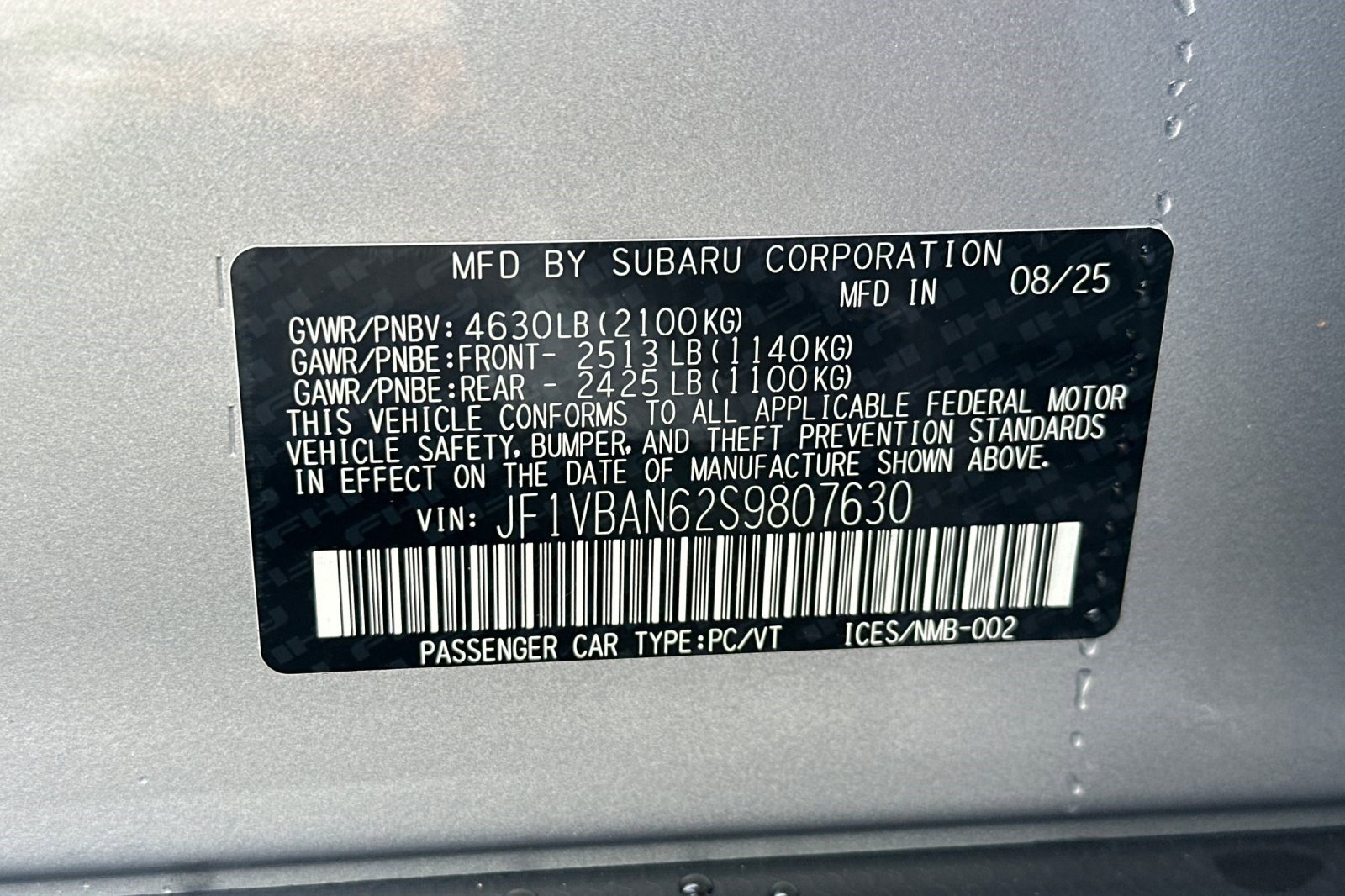 Used 2025 Subaru WRX Limited image 40