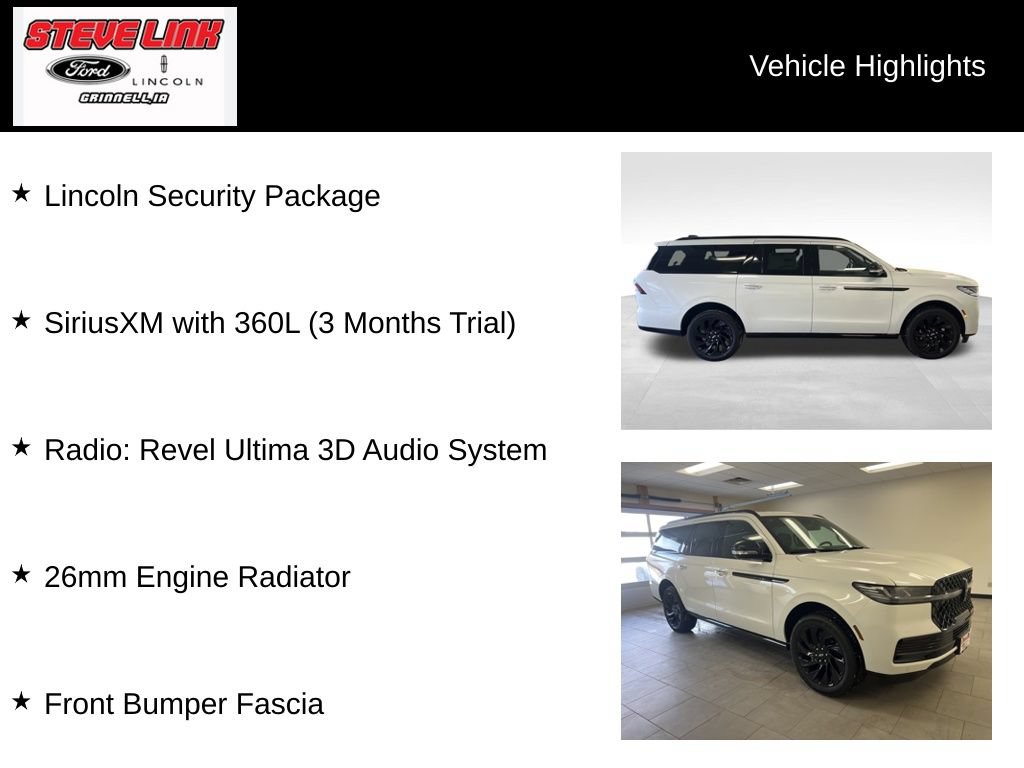 New 2026 Lincoln Navigator L Reserve w/ Jet Appearance Package AWD/4WD image 14