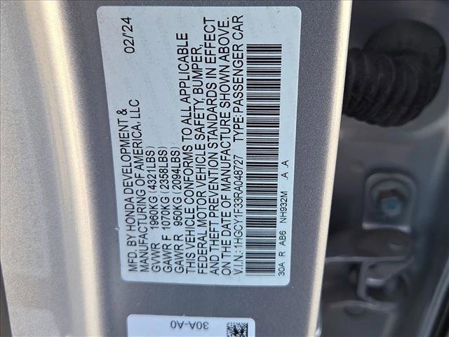 Used 2024 Honda Accord EX image 24