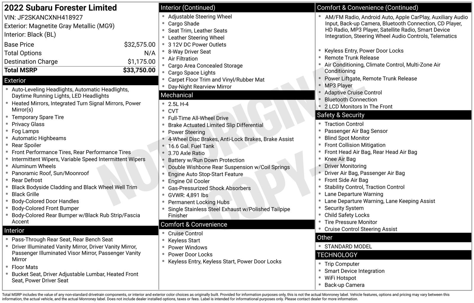 Used 2022 Subaru Forester Limited image 6