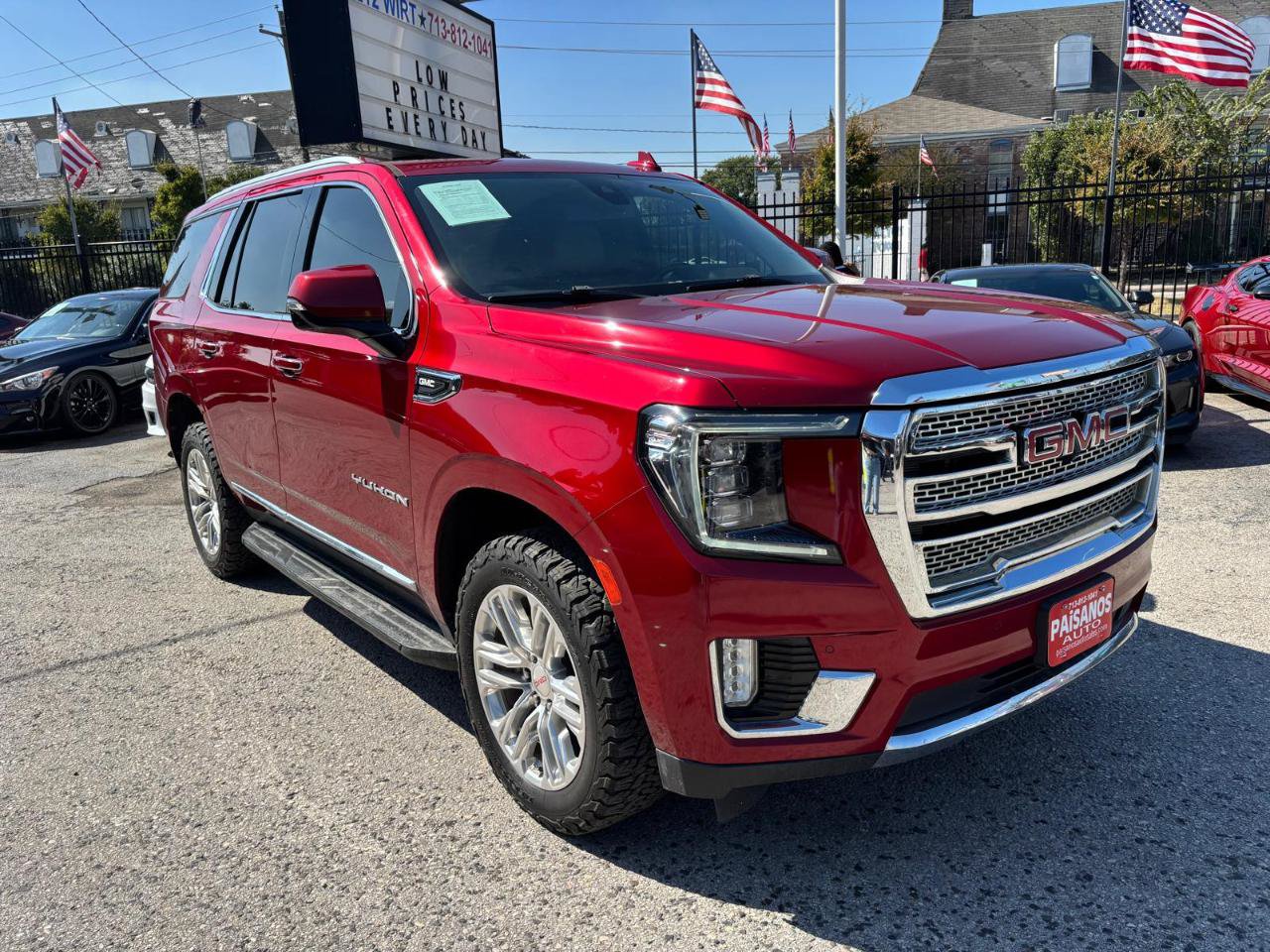Used 2021 GMC Yukon SLT w/ Rear Media and Nav Package RWD image 4