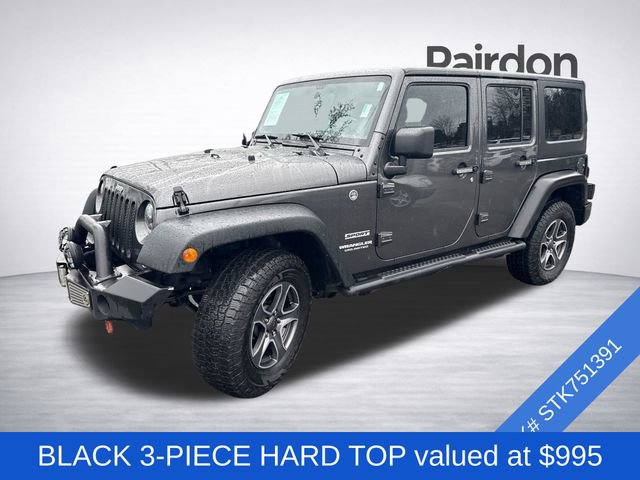 Used 2017 Jeep Wrangler Unlimited Sport w/ Mopar Black Appearance Group image 3