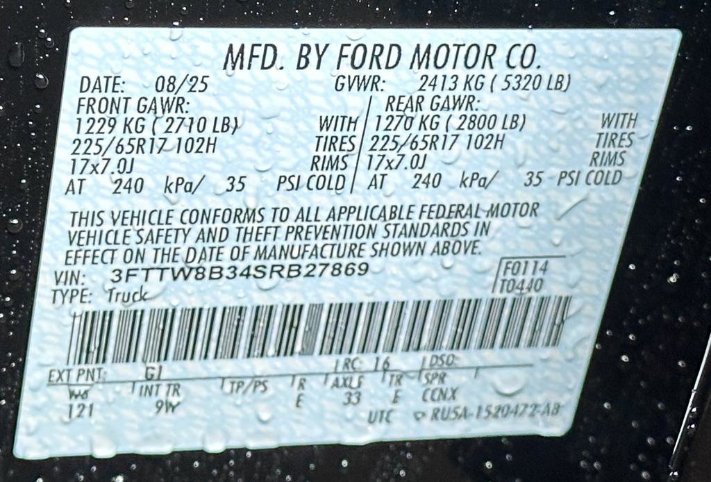 New 2025 Ford Maverick XL w/ Equipment Group 101A image 40