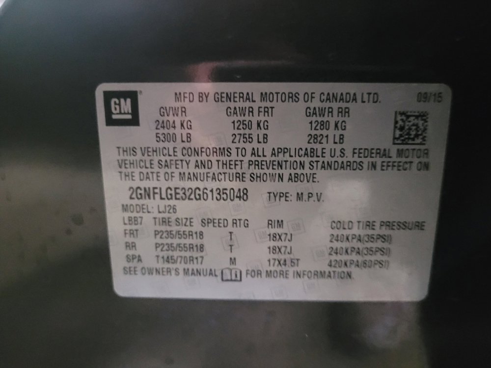 Used 2016 Chevrolet Equinox LTZ w/ Enhanced Convenience Package AWD/4WD image 33