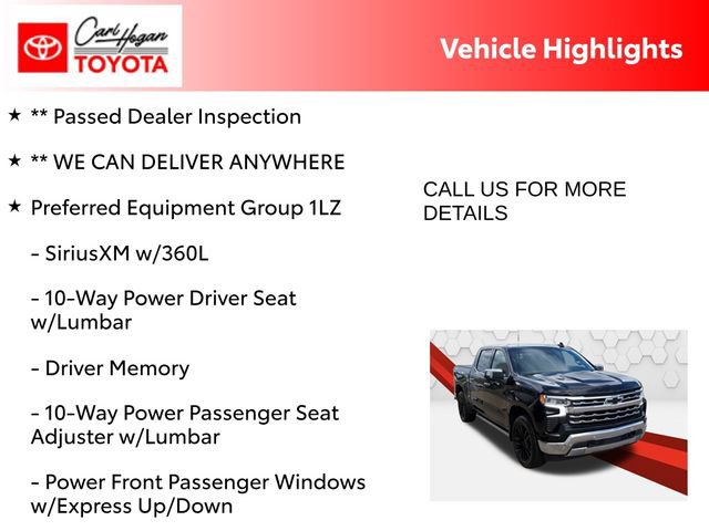 Used 2023 Chevrolet Silverado 1500 LTZ w/ LTZ Premium Package AWD/4WD image 5