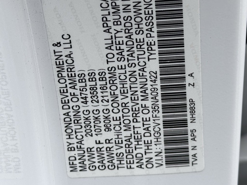 Used 2022 Honda Accord Sport image 43