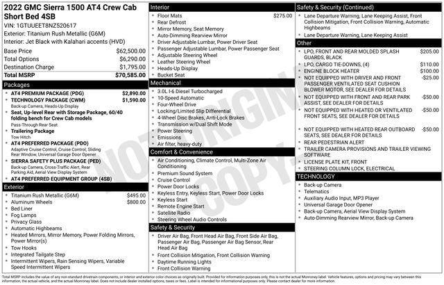 Used 2022 GMC Sierra 1500 AT4 w/ AT4 Premium Package image 5