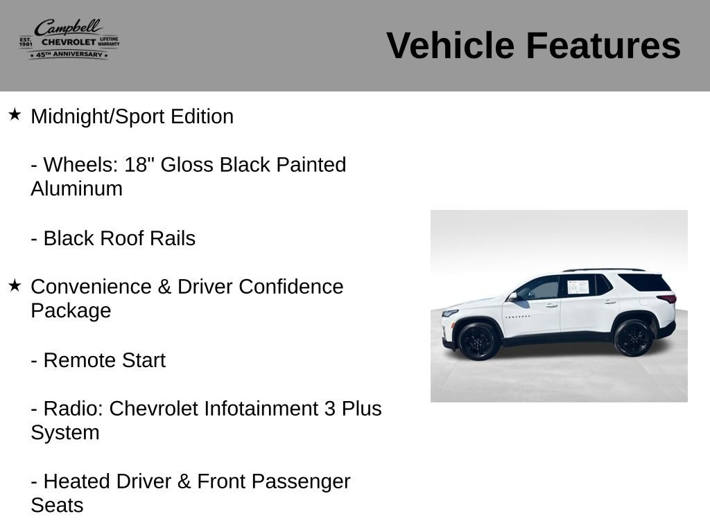 Used 2023 Chevrolet Traverse LT FWD image 10
