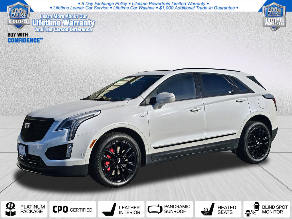 Certified 2022 Cadillac XT5 Sportv w/ LPO, ONYX Package