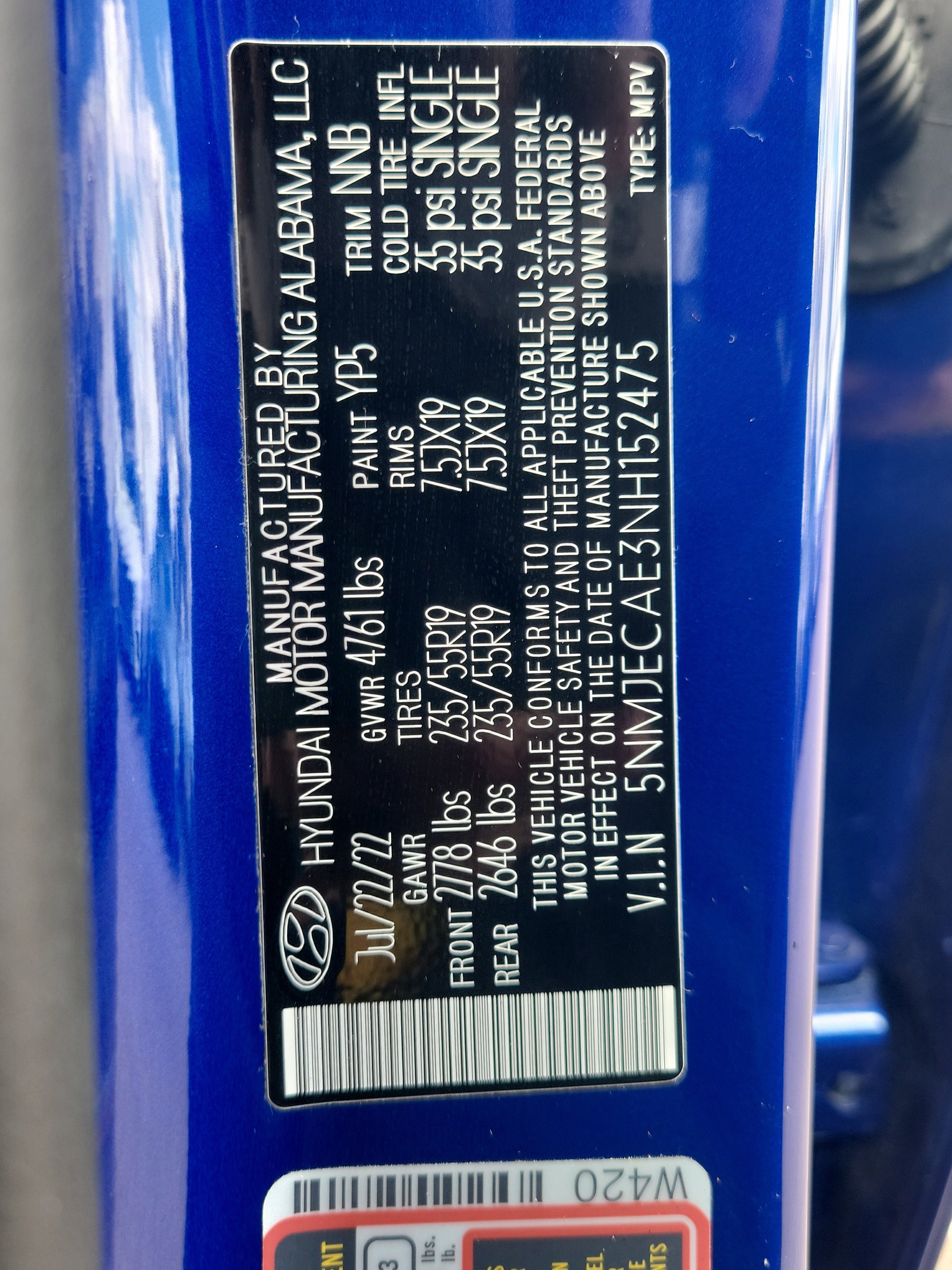 Certified 2022 Hyundai Tucson Limited w/ Cargo Package image 37