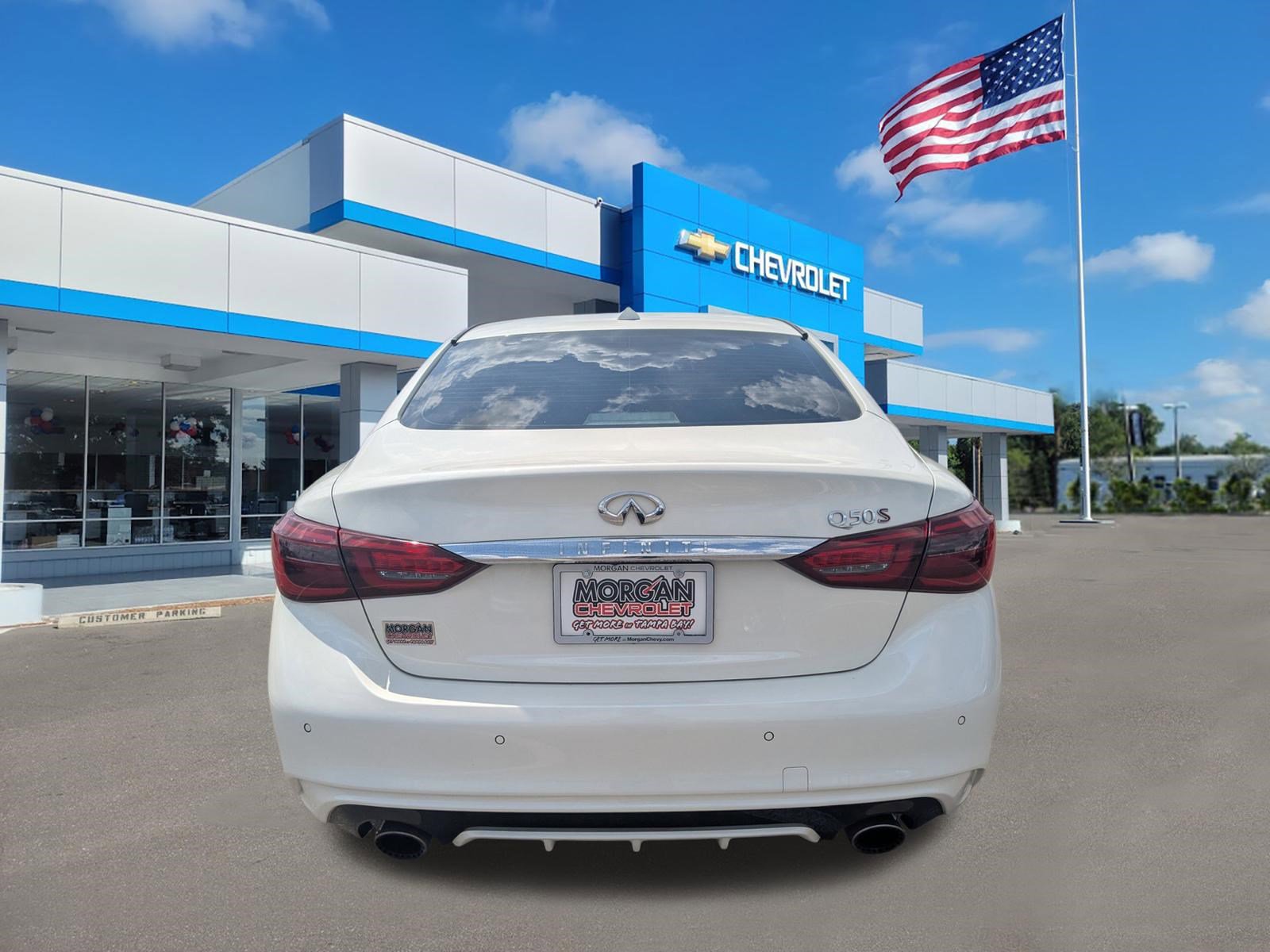 Used 2018 INFINITI Q50 Red Sport 400 w/ Sensory Package (Sport) image 5