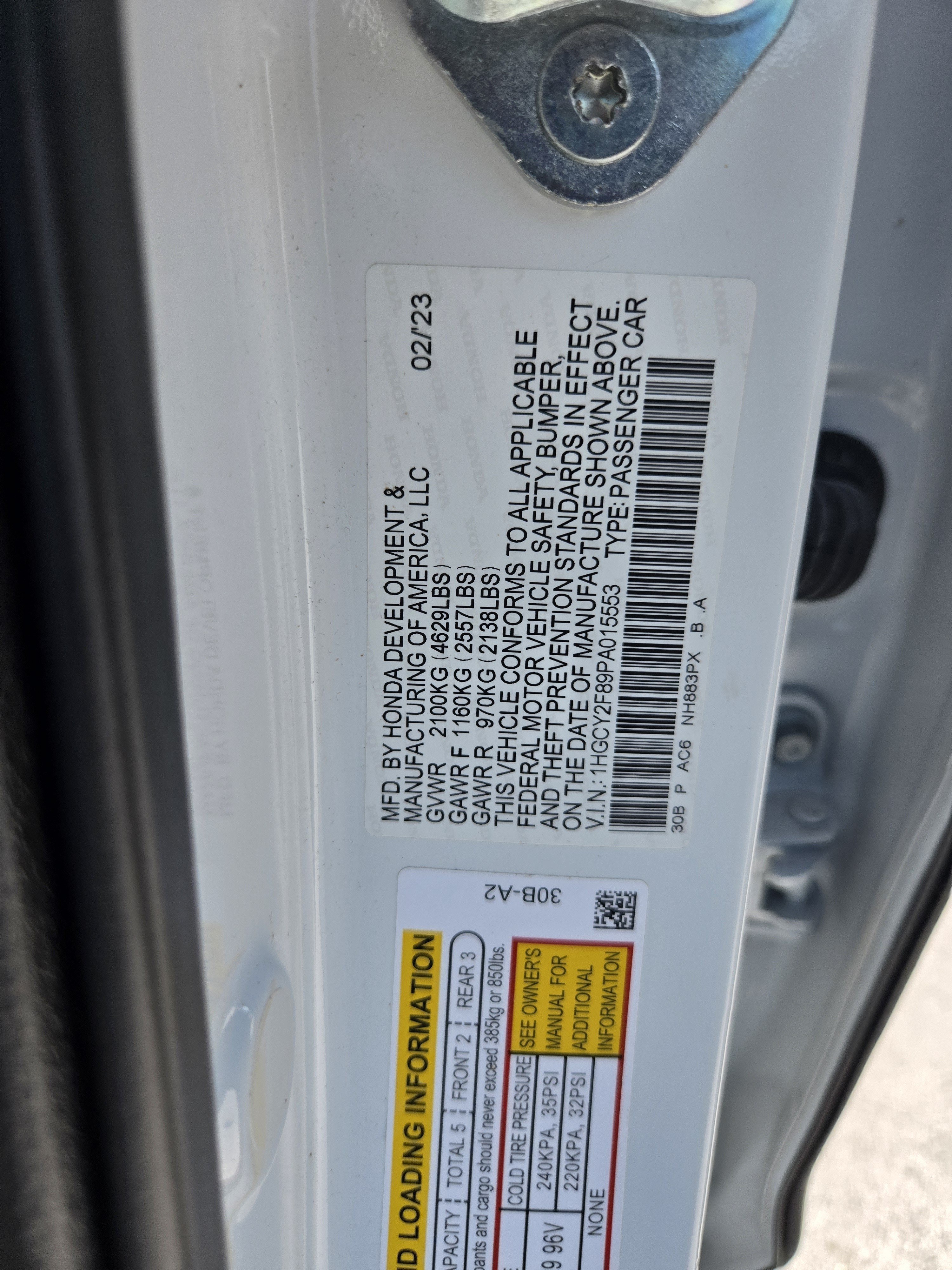 Used 2023 Honda Accord Touring image 30