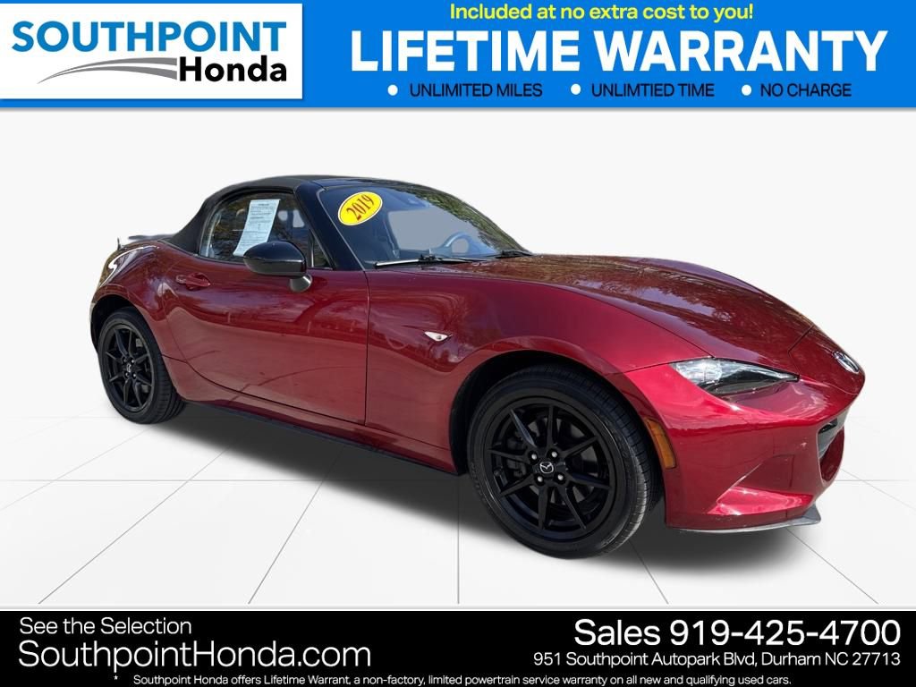 Used 2019 MAZDA MX-5 Miata Sport w/ I-ACTIVSENSE Sport Package