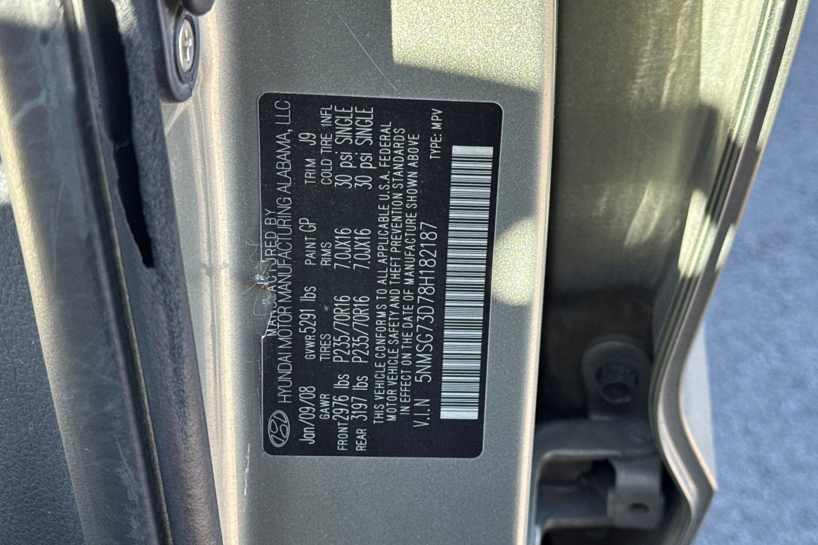 Used 2008 Hyundai Santa Fe GLS image 23