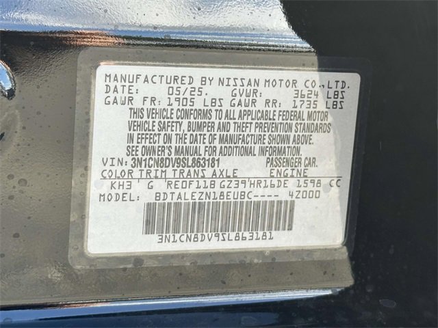 New 2025 Nissan Versa S w/ S Plus Package image 25