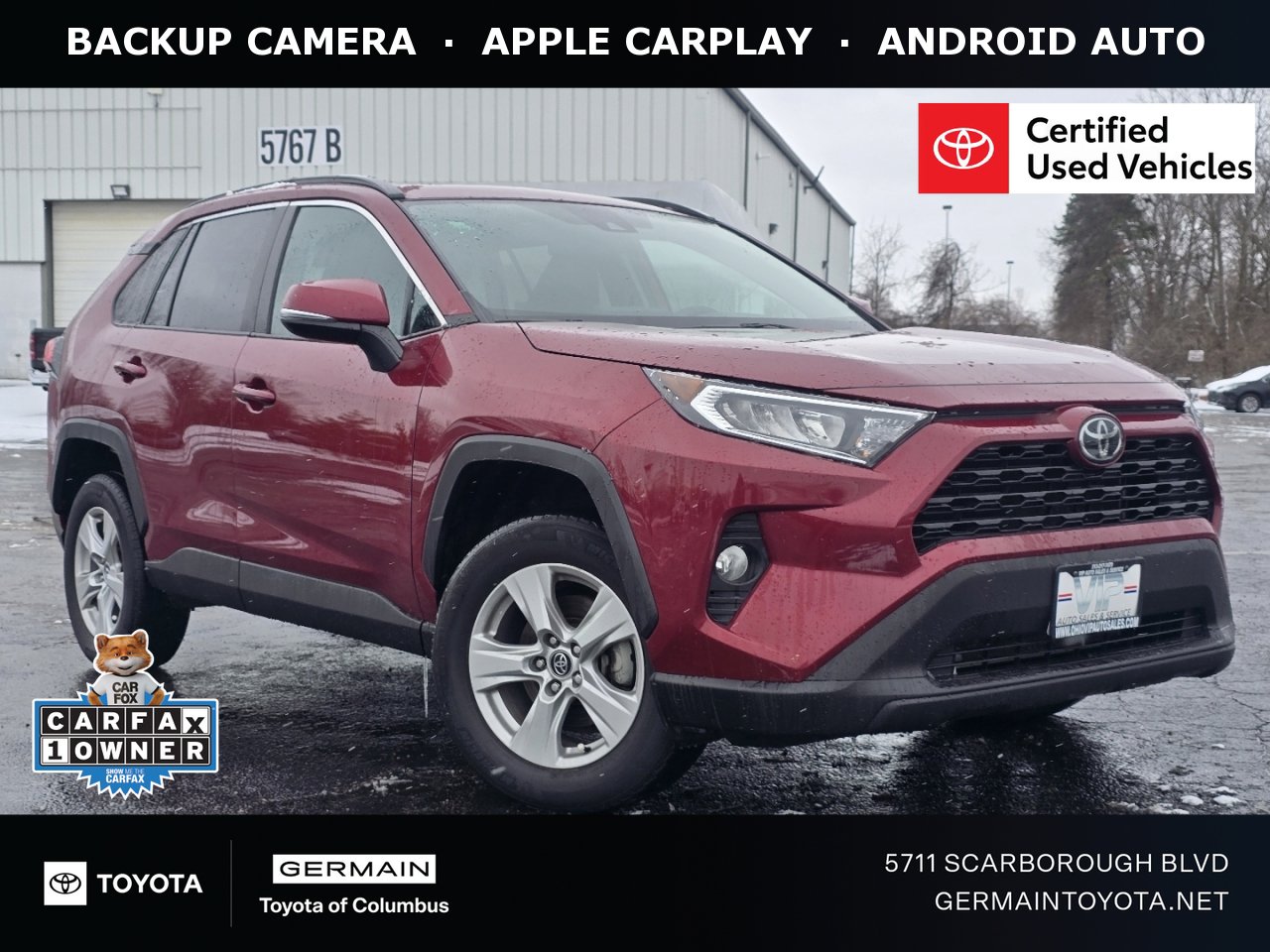 Certified 2020 Toyota RAV4 XLE w/ Convenience Package image 1