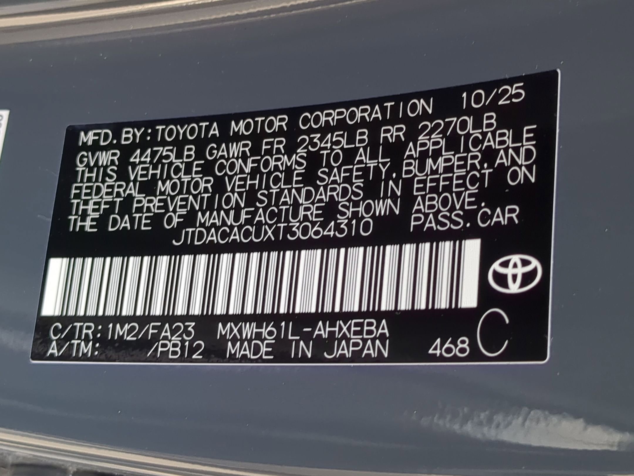 New 2026 Toyota Prius SE image 20