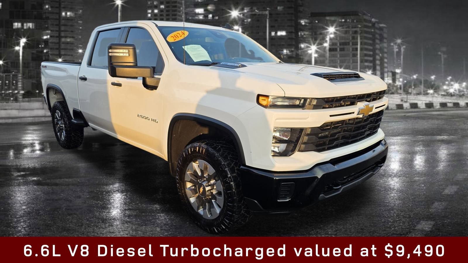 Used 2024 Chevrolet Silverado 2500 Custom w/ Custom Value Package AWD/4WD image 4