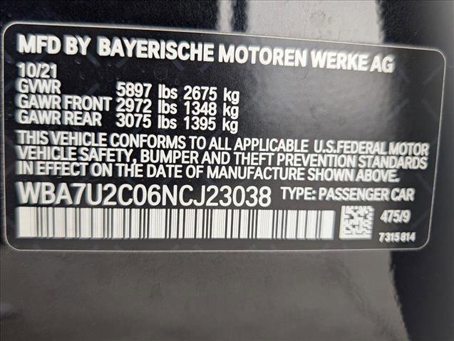 Used 2022 BMW 750i xDrive AWD/4WD image 27