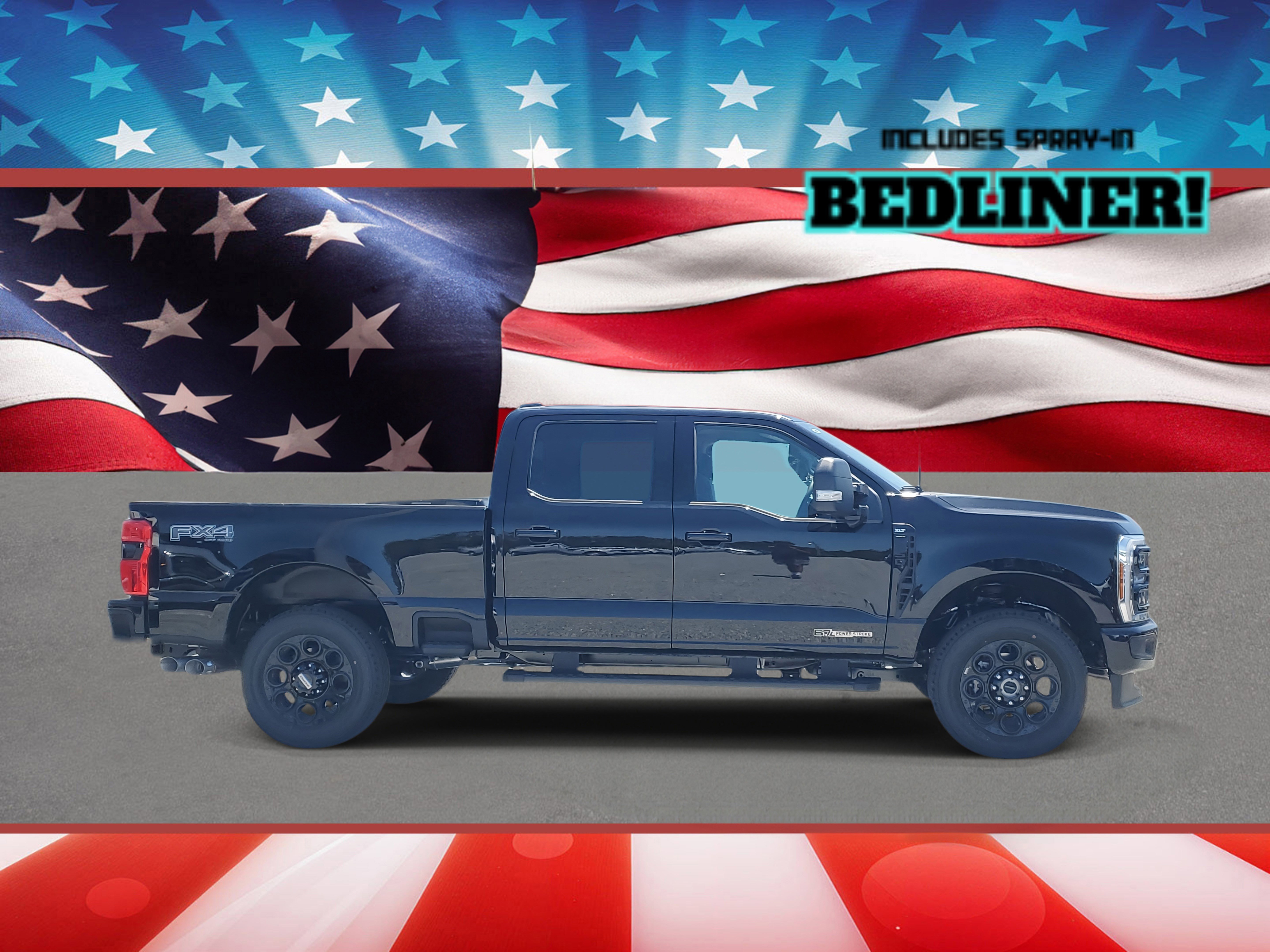 New 2025 Ford F250 XLT w/ Black Appearance Package